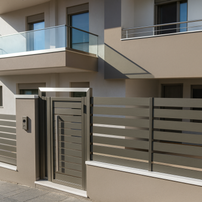 aluminium fence ideas paphos