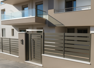 aluminium fence ideas paphos